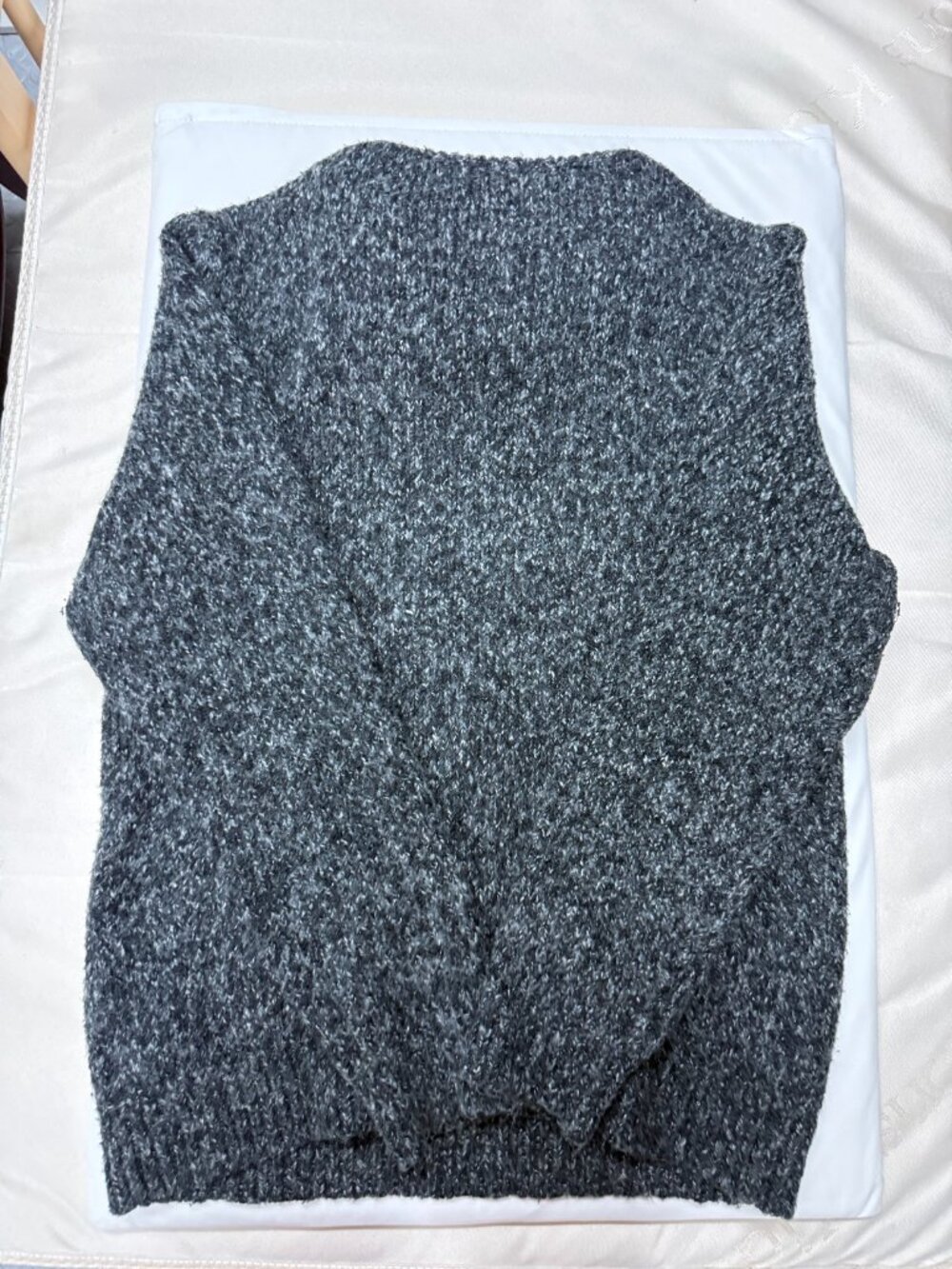 Express Marled Charcoal Turtleneck Sweater Sz M - Picture 6 of 6